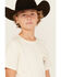 Image #2 - Sable Sky Boys' Howdy Short Sleeve Graphic T-Shirt, Cream, hi-res