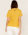 Wrangler x Yellowstone Women's Dutton Ranch Graphic Tee, Mustard, hi-res