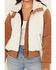 Image #3 - Stoosh Women's Sherpa Jacket, Camel, hi-res