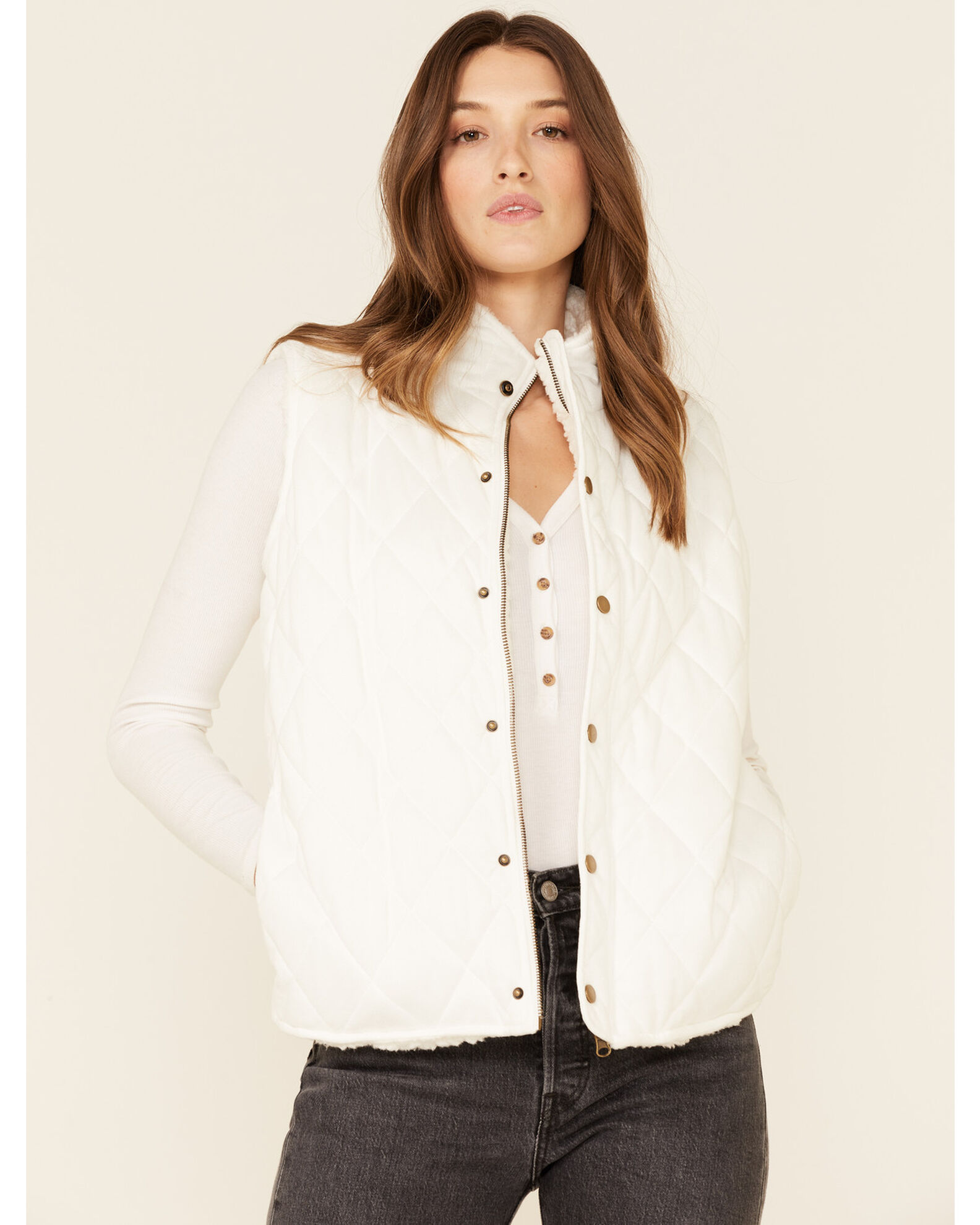 Katydid sherpa vest store