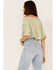 Image #4 - Shyanne Women's Floral Embroidered Off Shoulder Crop Top, Seafoam, hi-res