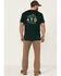Image #3 - ATG by Wrangler Men's Morel Utility Asymmetric Cargo Pants, Brown, hi-res