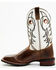 Laredo Men's Ripley Western Performance Boots - Broad Square Toe, Brown, hi-res