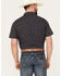 Image #4 - Gibson Trading Co Men's Floral Geo Print Short Sleeve Snap Shirt, Indigo, hi-res