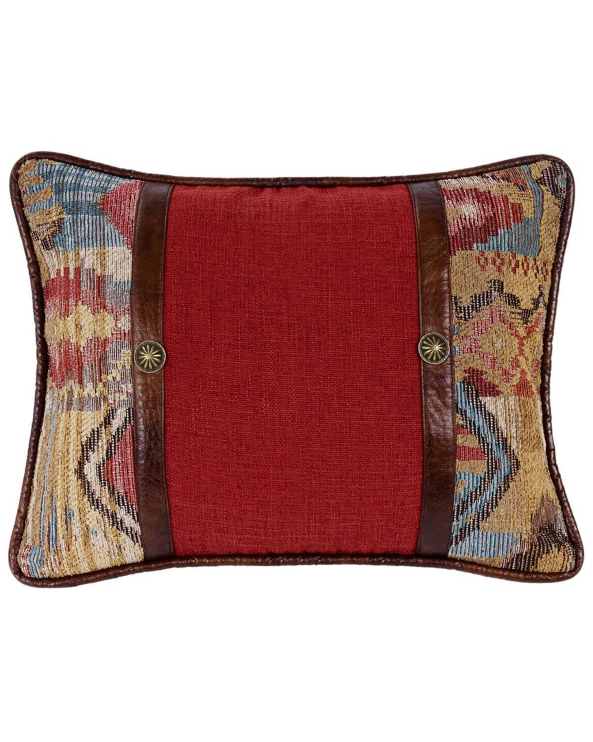 HiEnd Accents Ruidoso Oblong Concho Throw Pillow, Multi, hi-res