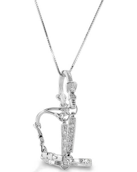Image #1 -  Kelly Herd Women's Large Halter Necklace , Silver, hi-res