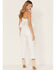Image #3 - Sneak Peek Women's High Rise Slim Straight Jeans, White, hi-res