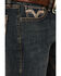 Image #2 - Rock & Roll Denim Men's Revolver Dark Wash Slim Straight Stretch Denim Jeans, Dark Wash, hi-res