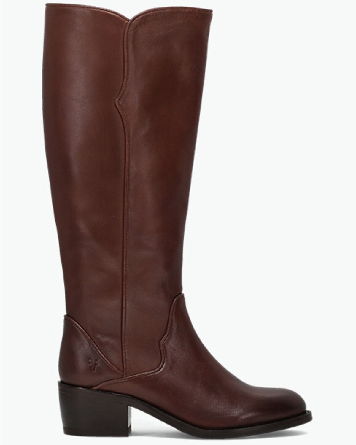 Image #2 - Frye Women's Carson 2 Piping Tall Fashion Boots - Round Toe, Brown, hi-res