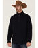 Image #1 - Stetson Men's Bonded 1/4 Button Front Knit Pullover, , hi-res