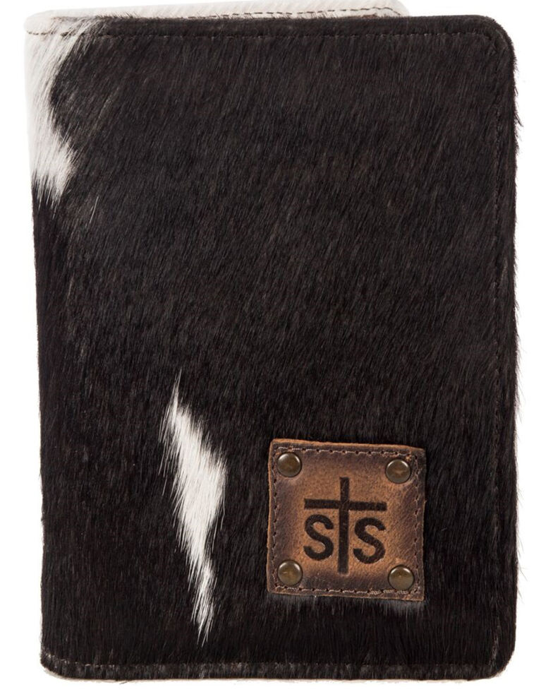 STS Ranchwear Women's Hair On Cowhide Magnetic Wallet, No Color, hi-res