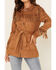 MINKPINK Women's Tan We Are Free Fringe Jacket, Tan, hi-res