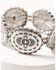 Image #2 - Shyanne Women's Shiloh Ridge Concho Bracelet, Silver, hi-res