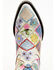 Image #6 - Yippee Ki Yay by Old Gringo Women's Heirloom Short Embroidered Patchwork Booties - Round Toe, White, hi-res