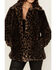 Image #3 - Shyanne Women's Leopard Print Faux Fur Jacket, Charcoal, hi-res