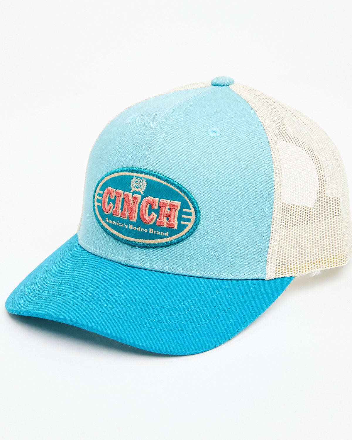 Cinch Women's Logo Patch Ball Cap, Blue, hi-res