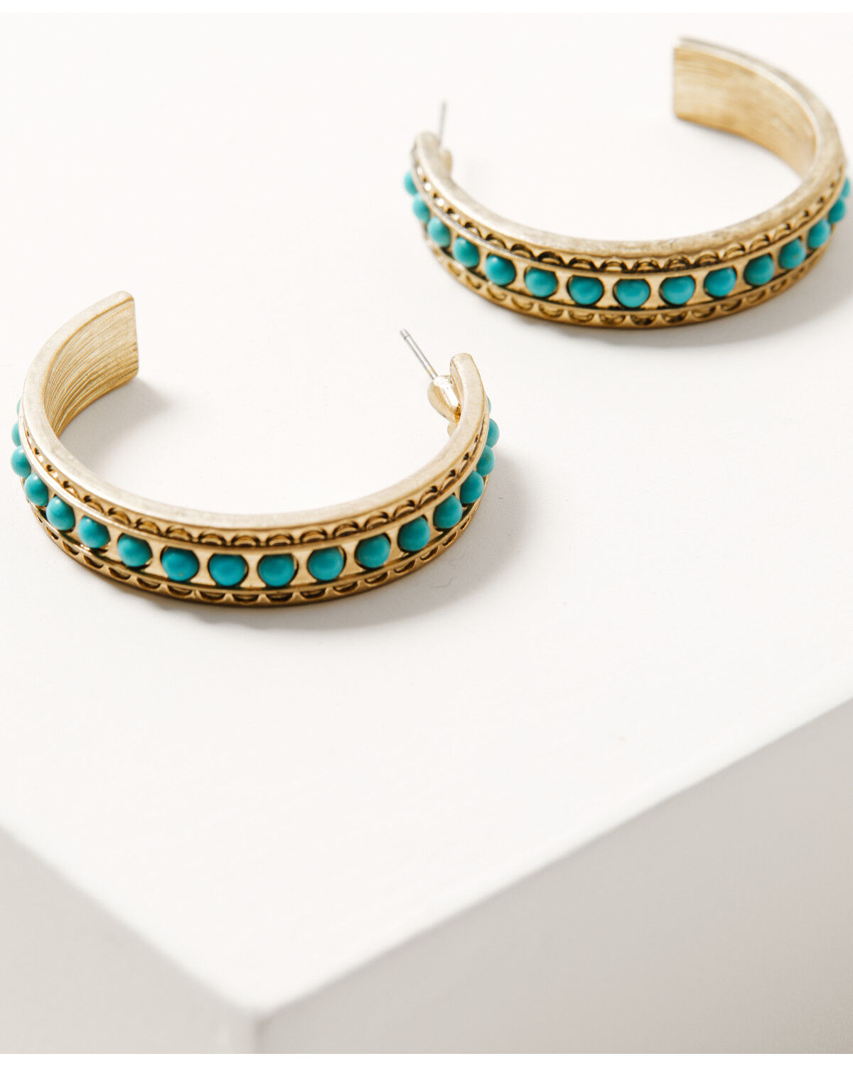 Image #2 - Shyanne Women's Summer Solstice Squash Blossom Earring Set - 5 Piece, Gold, hi-res