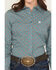 Image #3 - Cinch Women's Geo Print Long Sleeve Button-Down Western Shirt, Blue, hi-res