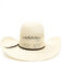 Rodeo King Men's 25X Jute Straw Open Crown Western Hat , Natural, hi-res