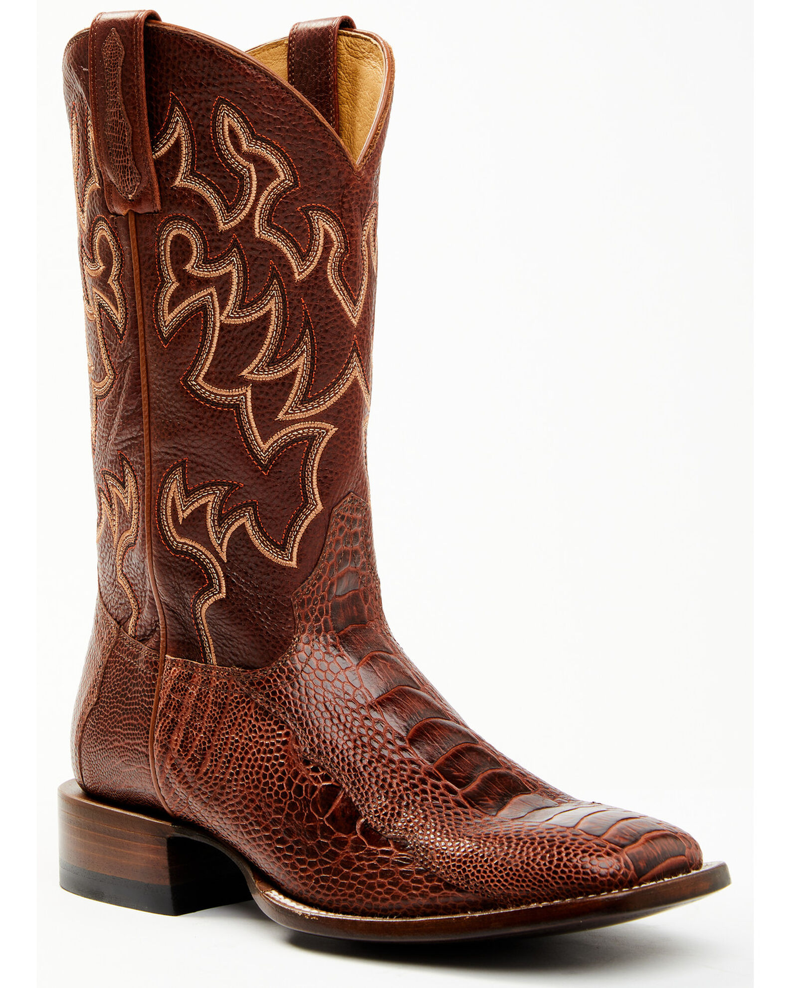 Cody James Men s Exotic Ostrich Western Boots Round Toe