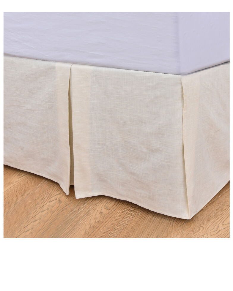 HiEnd Accents Tailored Prescott Bed Skirt - Queen, Taupe, hi-res