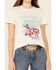 Image #3 - Wrangler Women's Texas Logo Bucking Graphic Short Sleeve Tee, White, hi-res