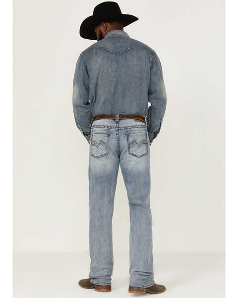 Image #3 - Cody James Men's Nashville Stretch Stackable Straight Jeans , Light Medium Wash, hi-res