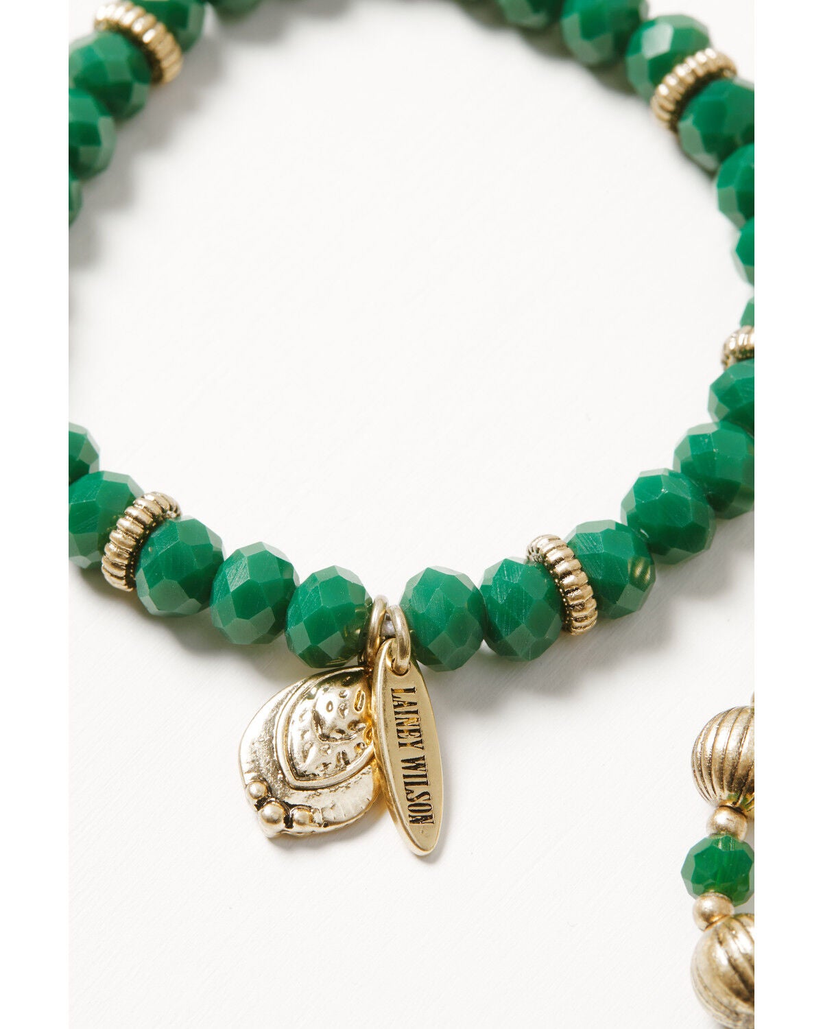 Image #3 - Lainey Wilson Women's Beaded Bracelet, Gold, hi-res