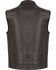 Image #2 - Milwaukee Leather Men's Open Neck Club Style Vest, Black, hi-res
