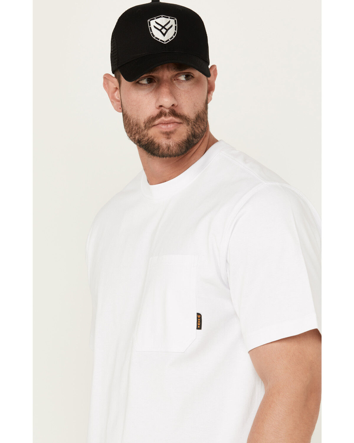 Image #2 - Hawx Men's Forge Solid Short Sleeve T-Shirt, White, hi-res