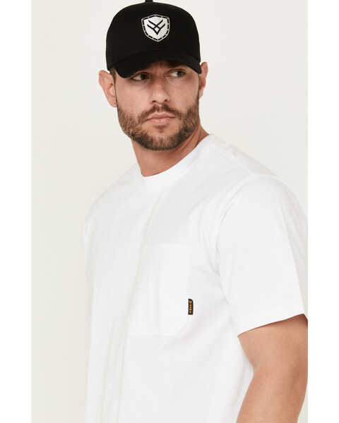 Image #2 - Hawx Men's Forge Solid Short Sleeve T-Shirt , White, hi-res