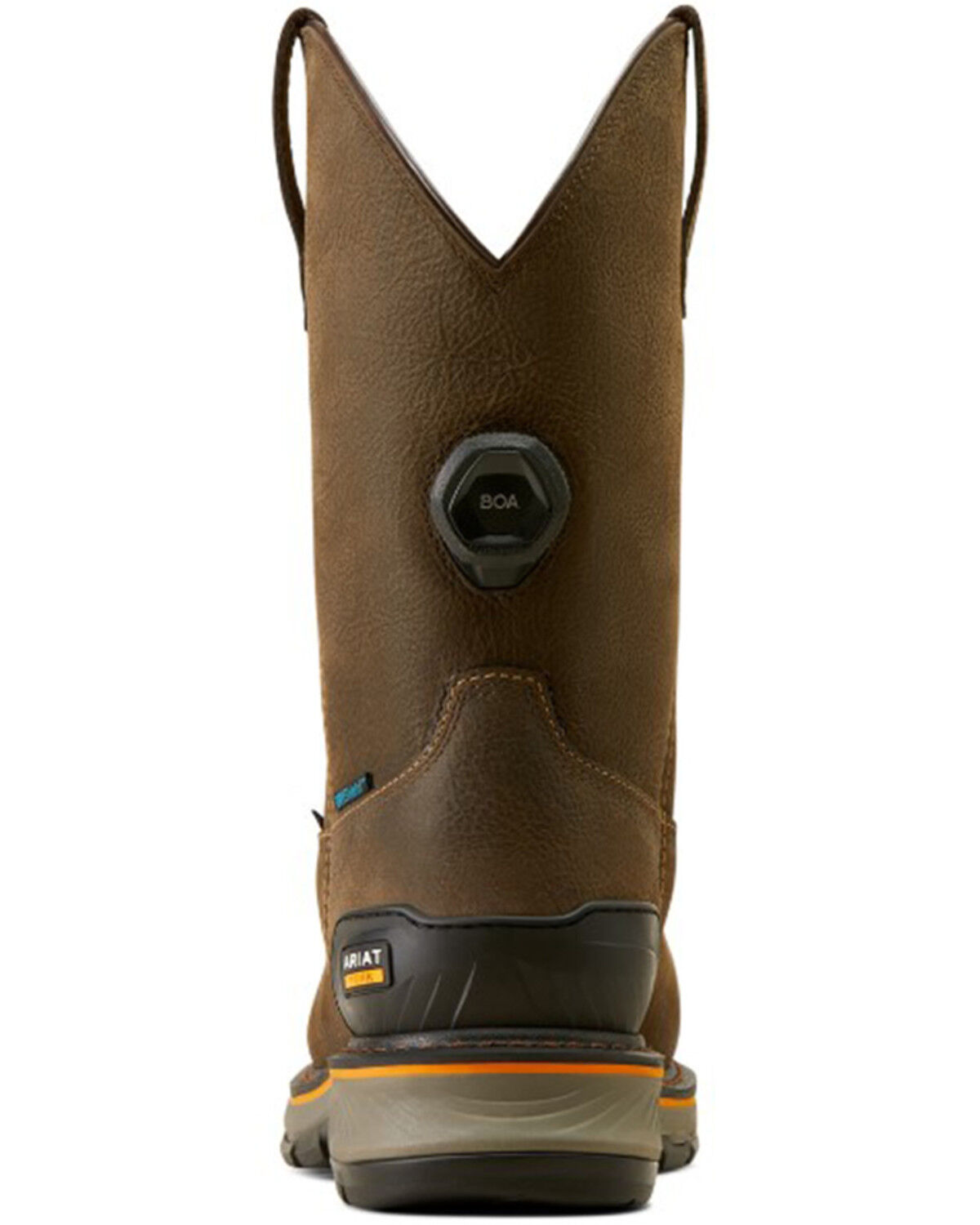 Image #3 - Ariat Men's Stump Jumper BOA Waterproof Work Boots - Composite Toe, Brown, hi-res