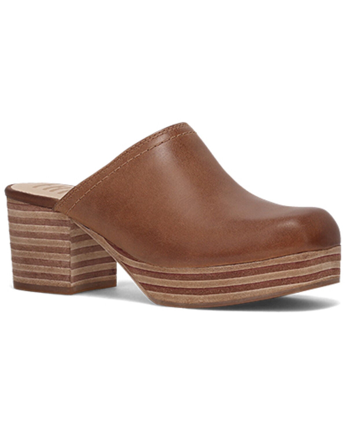 Image #1 - Frye Women's Campus Clogs, Brown, hi-res