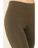 Image #2 - Forina Women's High Waisted Leggings , Olive, hi-res