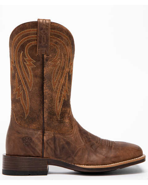 Image #2 - Ariat Men's Plano Bantamweight Performance Western Boots - Broad Square Toe, Brown, hi-res