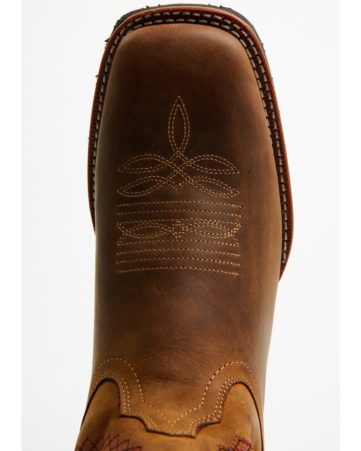 Image #6 - Laredo Men's Highway Man Performance Western Boots - Broad Square Toe, Tan, hi-res