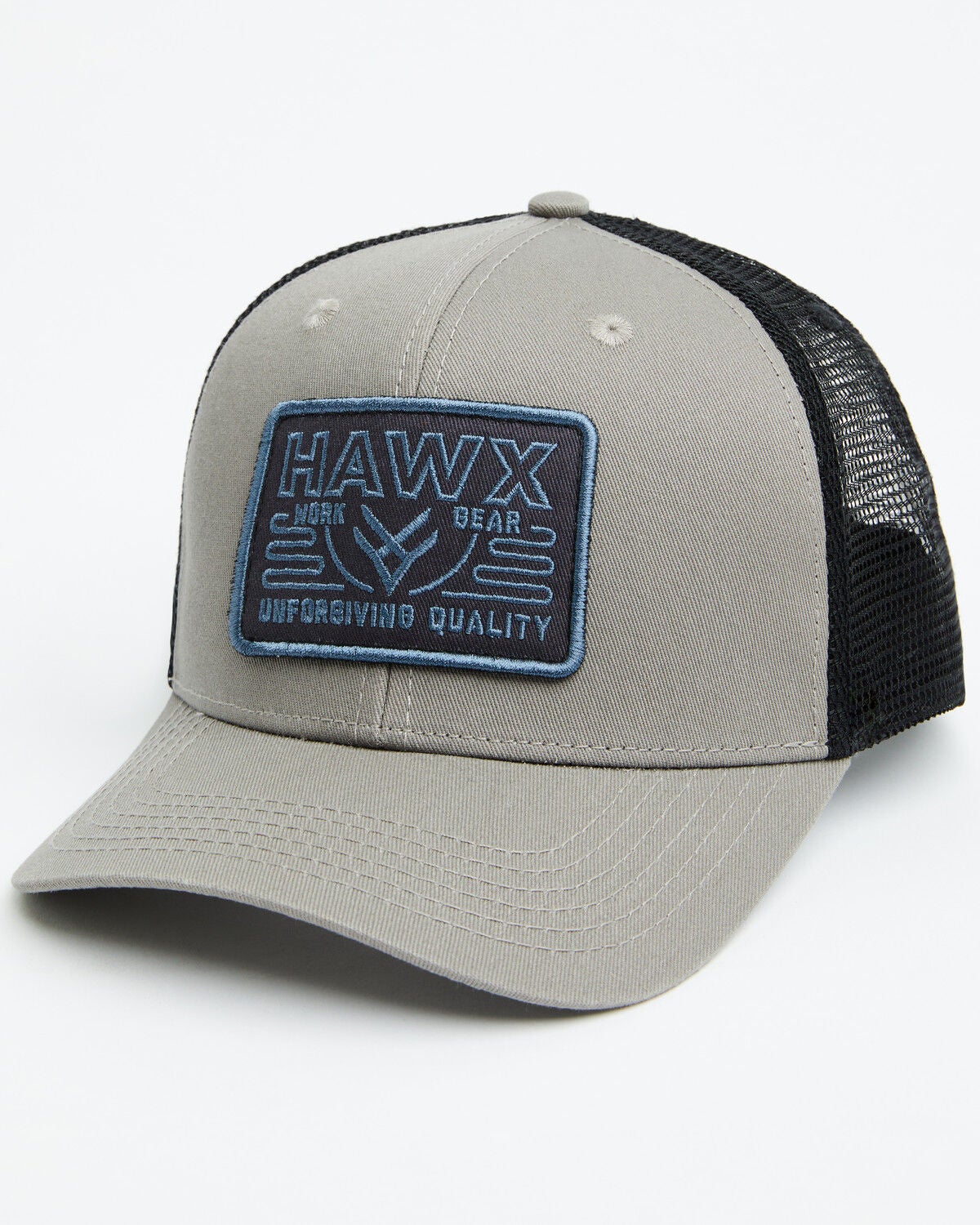 Image #1 - Hawx Men's Recreation Logo Patch Ball Cap, Grey, hi-res