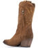 Image #4 - Golo Women's Contrasting Inlaid Sun Western Boots - Round Toe, Camel, hi-res