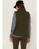 Carhartt Women's Utility Sherpa-Lined Zip-Front Reversible Work Vest , Green, hi-res