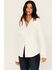 Image #1 - Idyllwind Women's Ravenwood Solid Long Sleeve Snap Shirt, Ivory, hi-res