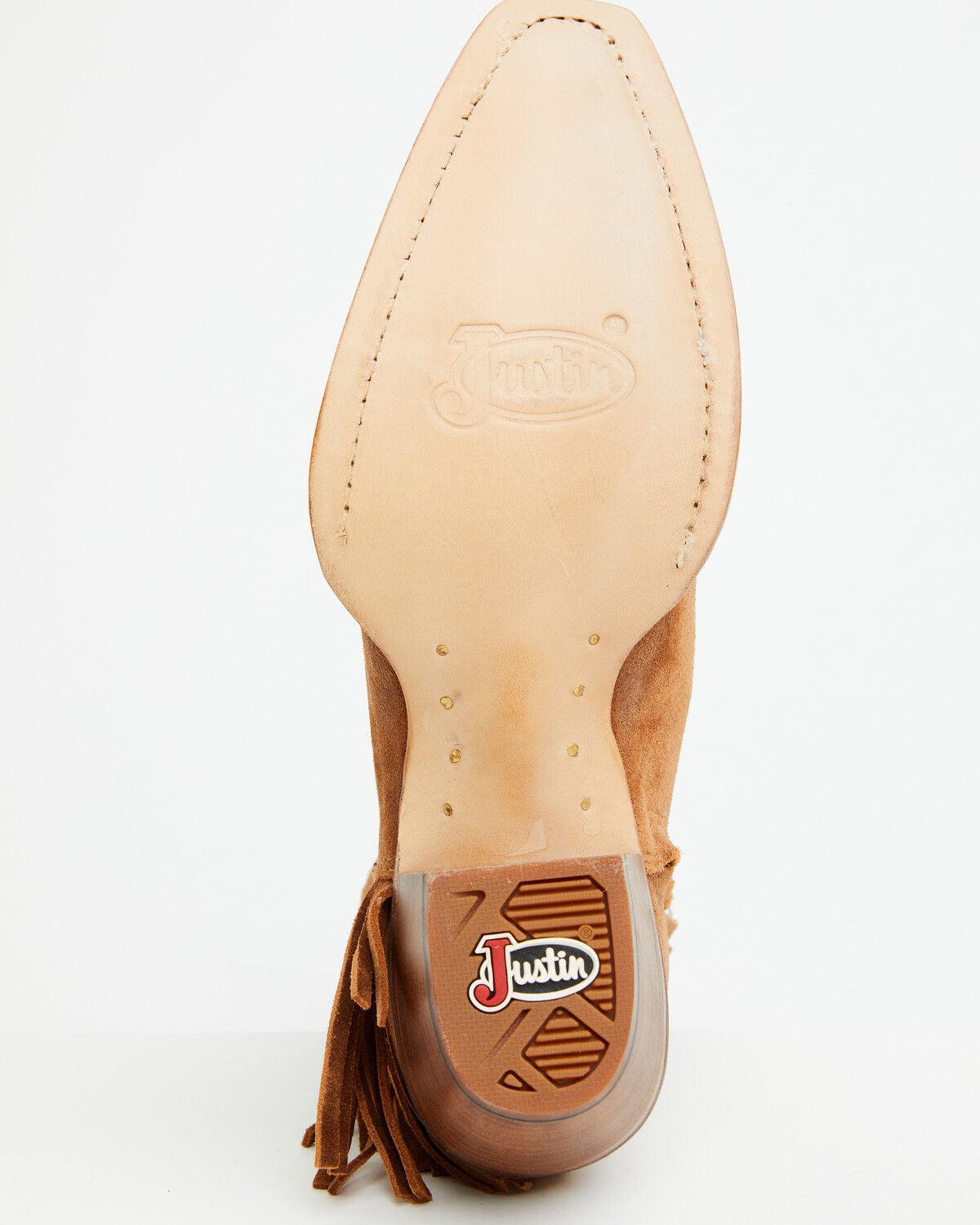 Image #7 - Justin Women's Bev Booties - Snip Toe, Brown, hi-res
