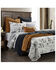 Image #2 - HiEnd Accents Black Ranch Life Western Toile Reversible 3-Piece Full/Queen Quilt Set, Black, hi-res