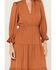 Image #3 - Revel Women's Tiered Midi Dress, Rust Copper, hi-res