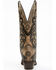 Image #5 - Laredo Women's Skyla Floral Studded Western Performance Boots - Snip Toe, Dark Brown, hi-res