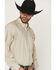 Image #2 - Ariat Men's Stu Geo Print Long Sleeve Button-Down Western Shirt, Tan, hi-res
