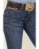 Ariat Women's R.E.A.L Mid Rise Miriam Bootcut Irvine Jeans, Dark Wash, hi-res