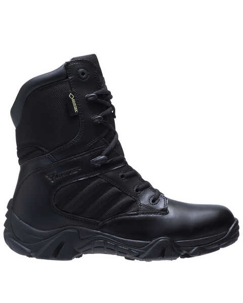 Image #2 - Bates Men's GX-8 Waterproof Work Boots - Soft Toe, Black, hi-res