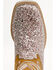 Image #6 - Shyanne Girls' Avery Glitter Western Boots - Broad Square Toe, Purple, hi-res