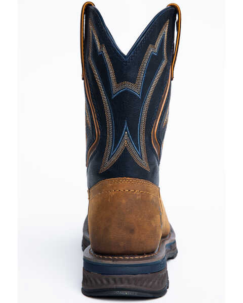 Image #5 - Cody James Men's Disruptor Western Work Boots - Soft Toe, Brown, hi-res