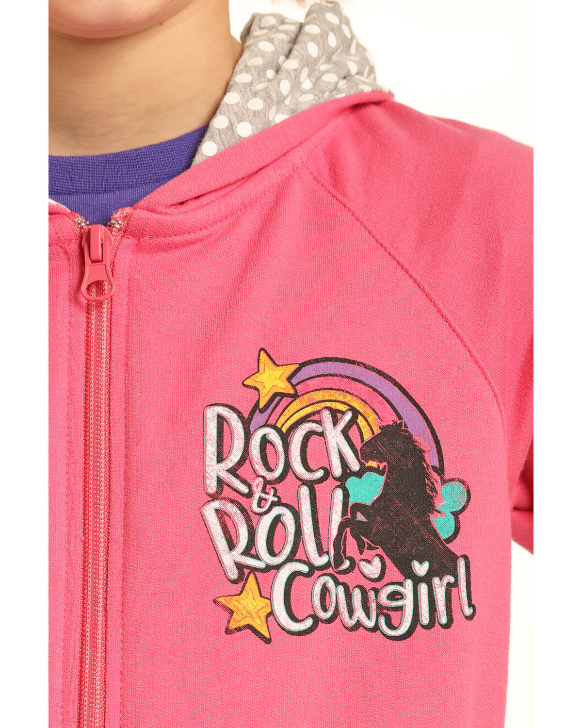 pink rainbow hoodie